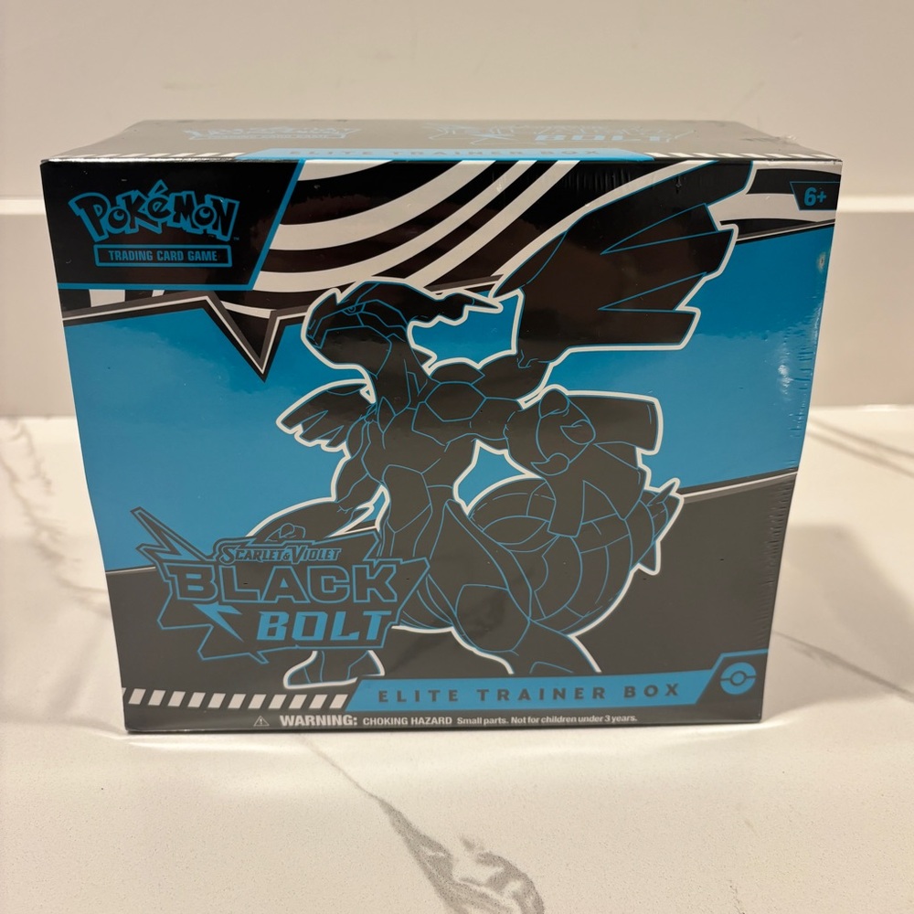 NEW SEALED Scarlet & Violet Black Bolt Pokémon ETB
